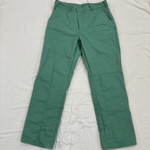 Westex Proban‎ FR-7A Flame Resistant Work Pants Mens 38x32 Green USA 100% Cotton
